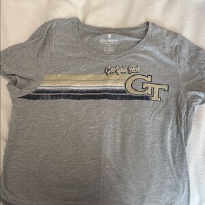 Colosseum Women’s Gray Georgia Tech T-Shirt sz XXL